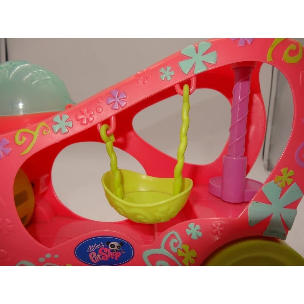 LPS Littlest Pet Shop Paw Powered Cruiser Car With Swing Hamster Wheel NO‎ Pet